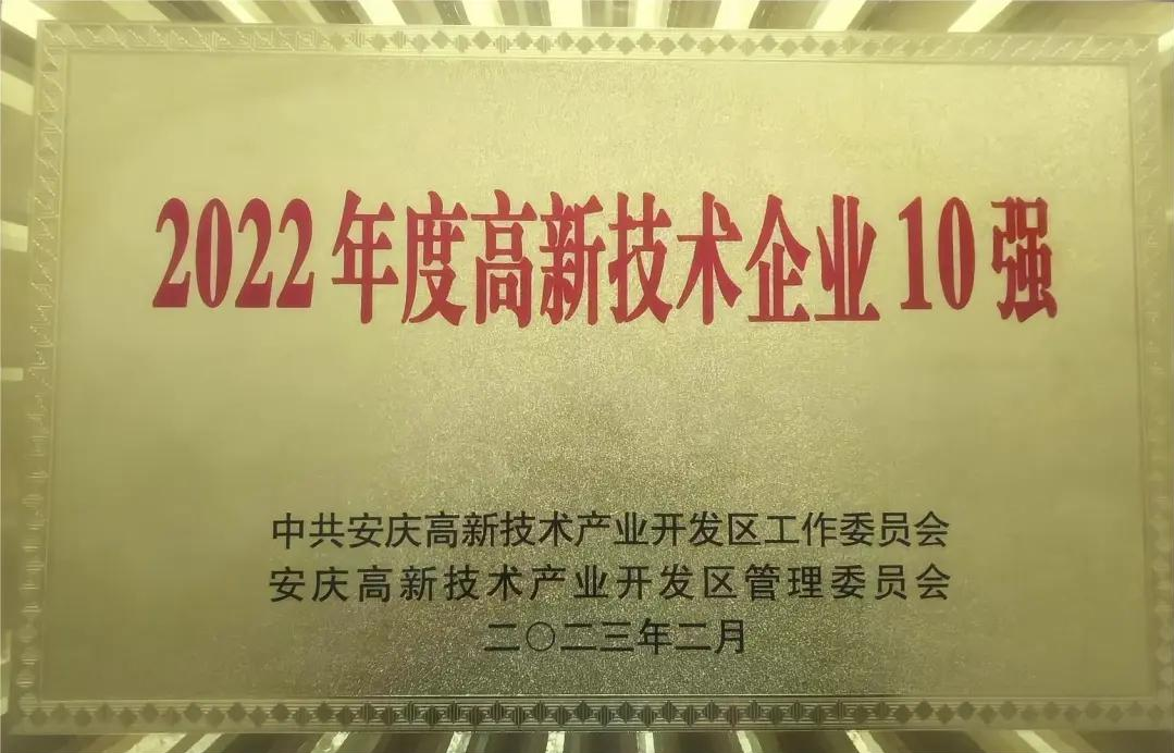 2022年度高新企业10强